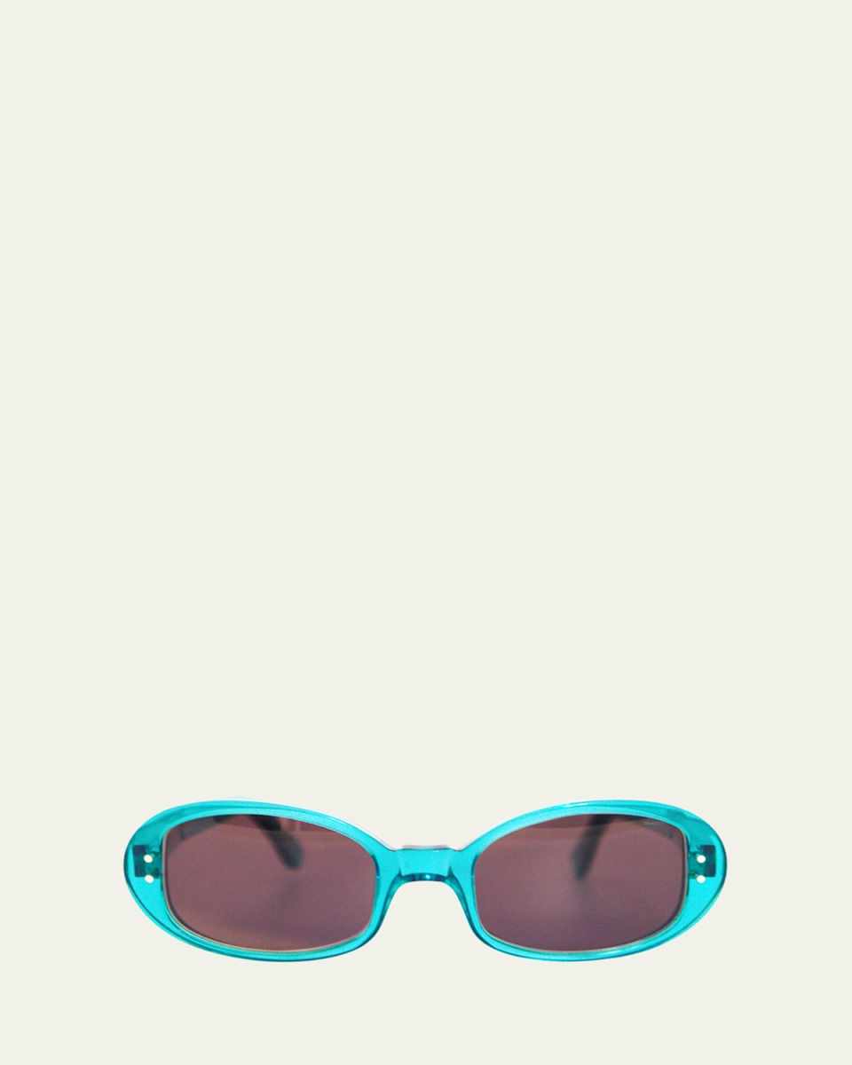 Carolyn Oval Acetate Sunglasses